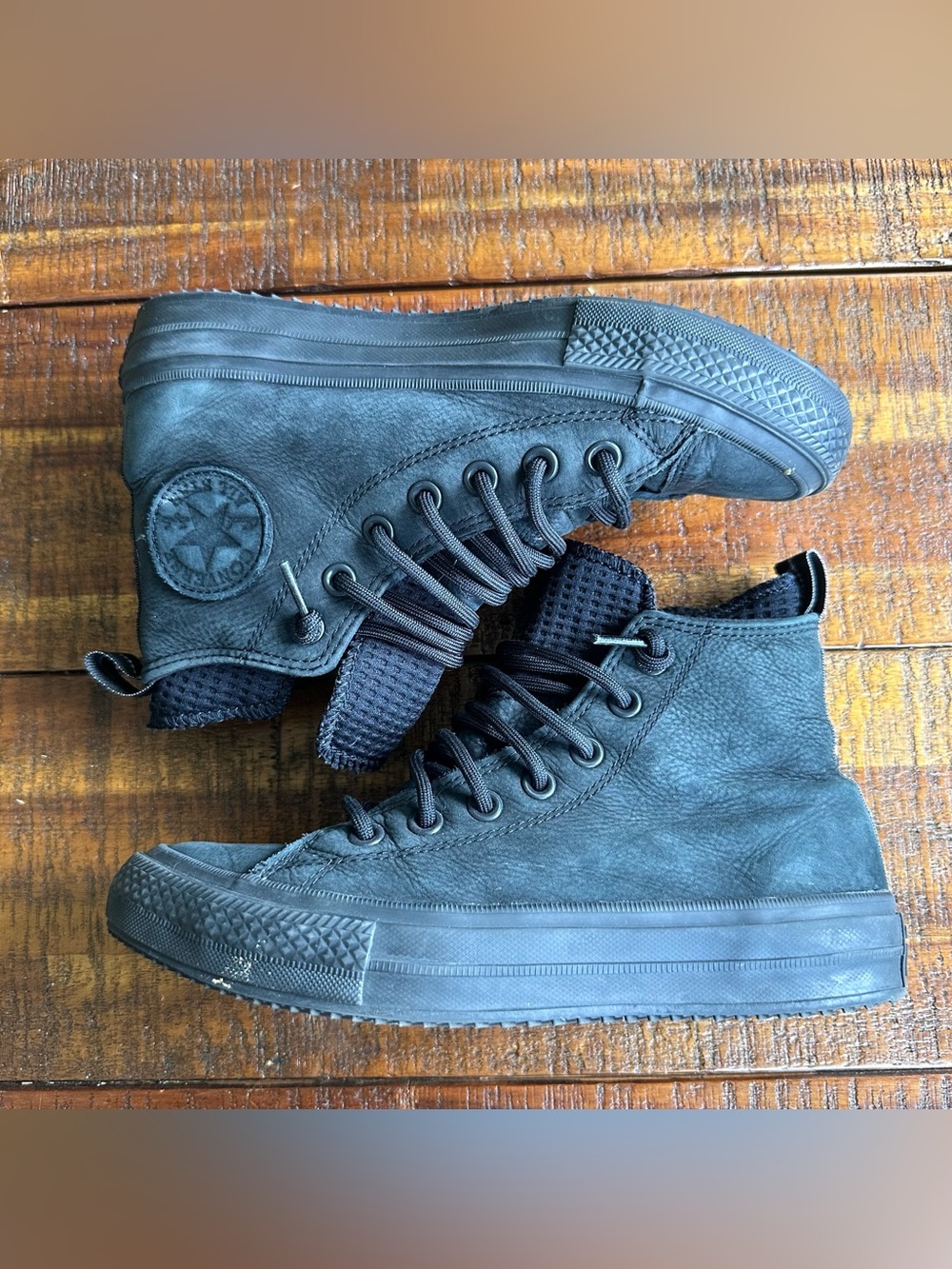 Genuine leather Converse LUNARLON